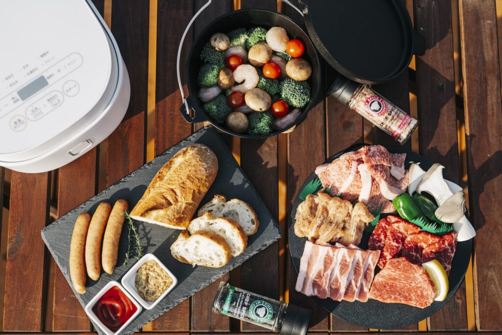 ロッヂ岐阜のBBQ食材